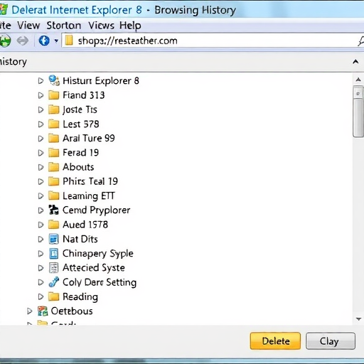 Win 7系统如何删除IE8浏览器浏览历史记录(两种方法)(图3) Win 7系统如何删除IE8浏览器浏览历史记录(两种方法)(图3)