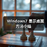 Windows7 显示桌面方法小结(图3) Windows7 显示桌面方法小结(图3)