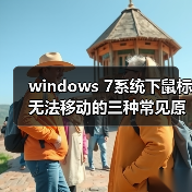windows 7系统下鼠标无法移动的三种常见原因以及解决方法(图4)
