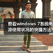 查看windows 7系统电源使用状况的快捷方法(图2) 查看windows 7系统电源使用状况的快捷方法(图1)