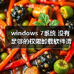 windows 7系统 没有足够的权限卸载软件请与系统管理员联系 解决(图2)