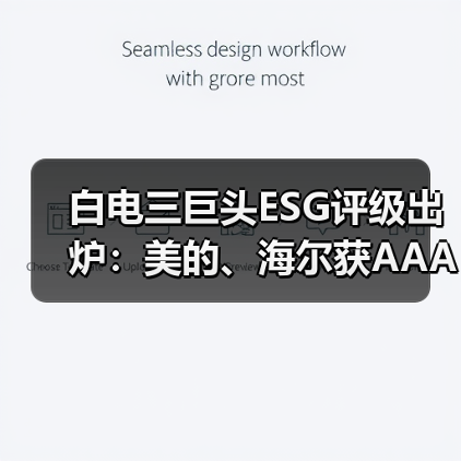 白电三巨头ESG评级出炉:美的、海尔获AAApi级,格力获AApi级(图2) 白电三巨头ESG评级出炉:美的、海尔获AAApi级,格力获AApi级(图2)
