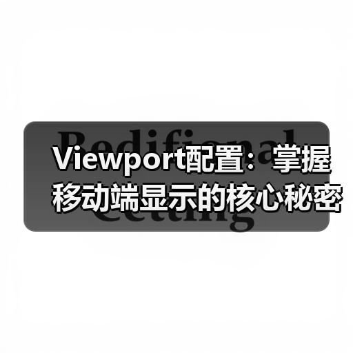 Viewport配置：掌握移动端显示的核心秘密，避开缩放控制误区(图3)