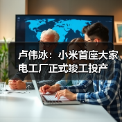 卢伟冰:小米首座大家电工厂正式竣工投产(图2) 卢伟冰:小米首座大家电工厂正式竣工投产(图2)