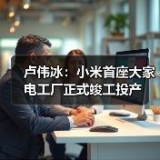卢伟冰:小米首座大家电工厂正式竣工投产(图4) 卢伟冰:小米首座大家电工厂正式竣工投产(图4)