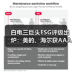 白电三巨头ESG评级出炉：美的、海尔获AAApi级，格力获AApi级(图2)