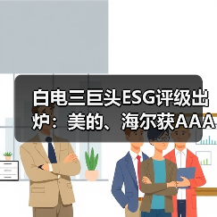 白电三巨头ESG评级出炉：美的、海尔获AAApi级，格力获AApi级 - 诺云路远科技资讯网