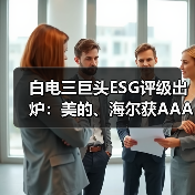 白电三巨头ESG评级出炉:美的、海尔获AAApi级,格力获AApi级(图2) 白电三巨头ESG评级出炉:美的、海尔获AAApi级,格力获AApi级(图2)