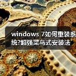 windows 7如何重装系统?超强菜鸟式安装法(图4) windows 7如何重装系统?超强菜鸟式安装法(图4)