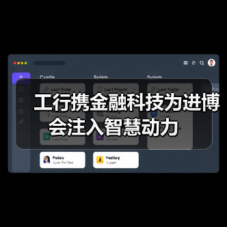 工行携金融科技为进博会注入智慧动力(图3) 工行携金融科技为进博会注入智慧动力(图3)