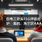 白电三巨头ESG评级出炉：美的、海尔获AAApi级，格力获AApi级(图3)