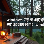 windows 7系统如何修改跳转列表数目?windows 7系统修改跳转列表(图4) windows 7系统如何修改跳转列表数目?windows 7系统修改跳转列表(图4)