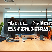到2030年,全球信息通信技术市场规模将达到50亿美元(图3) 到2030年,全球信息通信技术市场规模将达到50亿美元(图3)