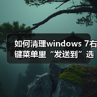 如何清理windows 7右键菜单里“发送到”选项的详细图文步骤(图1) 如何清理windows 7右键菜单里“发送到”选项的详细图文步骤(图1)