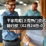千家周报|上周热门资讯 排行榜（02月24日-03月02日）(图3)