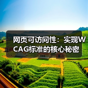 网页可访问性:实现WCAG标准的核心秘密(图1) 网页可访问性:实现WCAG标准的核心秘密(图1)
