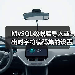 MySQL数据库导入或导出时字符编码集的设置方法(图4) MySQL数据库导入或导出时字符编码集的设置方法(图4)