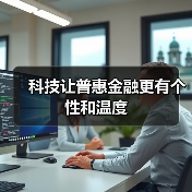科技让普惠金融更有个性和温度(图1) 科技让普惠金融更有个性和温度(图1)
