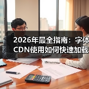 2026年最全指南:字体CDN使用如何快速加载跨域支持(图2) 2026年最全指南:字体CDN使用如何快速加载跨域支持(图2)