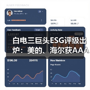 白电三巨头ESG评级出炉：美的、海尔获AAApi级，格力获AApi级 - 诺云路远科技资讯网