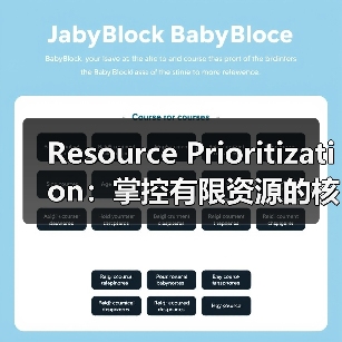 Resource Prioritization:掌控有限资源的核心秘籍(图1) Resource Prioritization:掌控有限资源的核心秘籍(图1)