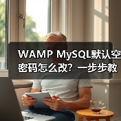 WAMP MySQL默认空密码怎么改?一步步教你修改(图1) WAMP MySQL默认空密码怎么改?一步步教你修改(图1)