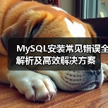 MySQL安装常见错误全解析及高效解决方案(图4) MySQL安装常见错误全解析及高效解决方案(图4)