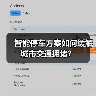 智能停车方案如何缓解城市交通拥堵?(图4) 智能停车方案如何缓解城市交通拥堵?(图4)