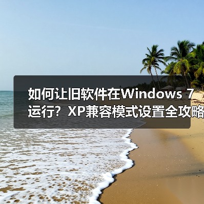 如何让旧软件在Windows 7运行?XP兼容模式设置全攻略(图2) 如何让旧软件在Windows 7运行?XP兼容模式设置全攻略(图2)