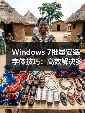 Windows 7批量安装字体技巧:高效解决多字体需求(图4) Windows 7批量安装字体技巧:高效解决多字体需求(图4)