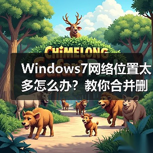 Windows7网络位置太多怎么办？教你合并删除方法(图2)