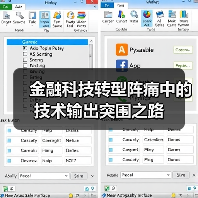 金融科技转型阵痛中的技术输出突围之路(图4) 金融科技转型阵痛中的技术输出突围之路(图4)