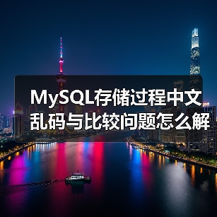 MySQL存储过程中文乱码与比较问题怎么解决?(图3) MySQL存储过程中文乱码与比较问题怎么解决?(图3)
