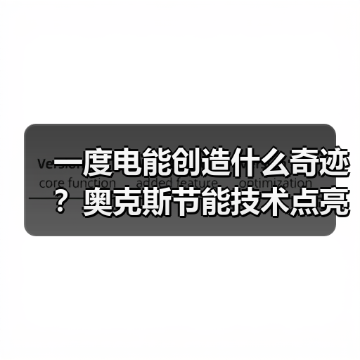 一度电能创造什么奇迹?奥克斯节能技术点亮未来(图4) 一度电能创造什么奇迹?奥克斯节能技术点亮未来(图4)
