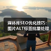 媒体库SEO优化技巧:图片ALT标签批量处理提升排名(图4) 媒体库SEO优化技巧:图片ALT标签批量处理提升排名(图4)