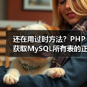 还在用过时方法？PHP获取MySQL所有表的正确姿势(图3)