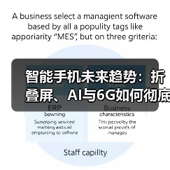 智能手机未来趋势:折叠屏、AI与6G如何彻底改变体验?(图2) 智能手机未来趋势:折叠屏、AI与6G如何彻底改变体验?(图2)