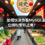 如何快速查看MySQL表空间和索引占用?(图2) 如何快速查看MySQL表空间和索引占用?(图2)