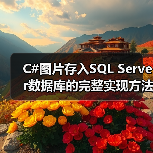 C#图片存入SQL Server数据库的完整实现方法(图2)