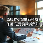免息券引爆银行科技合作潮 亿元贷款减负如何落地?(图1) 免息券引爆银行科技合作潮 亿元贷款减负如何落地?(图1)