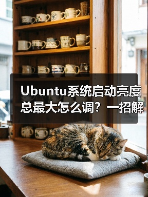 Ubuntu系统启动亮度总最大怎么调?一招解决(图2) Ubuntu系统启动亮度总最大怎么调?一招解决(图2)