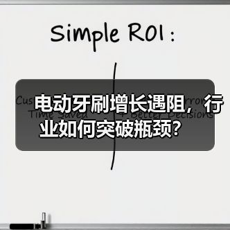 电动牙刷增长遇阻,行业如何突破瓶颈?(图2) 电动牙刷增长遇阻,行业如何突破瓶颈?(图2)