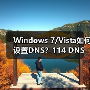 Windows 7/Vista如何设置DNS?114 DNS优化上网体验(图2) Windows 7/Vista如何设置DNS?114 DNS优化上网体验(图2)