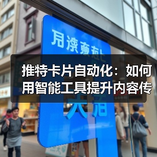 推特卡片自动化：如何用智能工具提升内容传播力？(图3)
