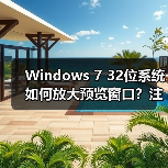 Windows 7 32位系统如何放大预览窗口?注册表设置教程(图2) Windows 7 32位系统如何放大预览窗口?注册表设置教程(图2)
