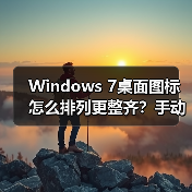 Windows 7桌面图标怎么排列更整齐?手动整理技巧分享(图3) Windows 7桌面图标怎么排列更整齐?手动整理技巧分享(图3)