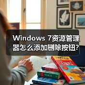Windows 7资源管理器怎么添加删除按钮?两种方法轻松实现(图4) Windows 7资源管理器怎么添加删除按钮?两种方法轻松实现(图4)