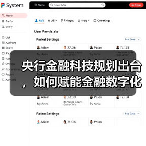 央行金融科技规划出台，如何赋能金融数字化转型？ - 诺云路远科技资讯网