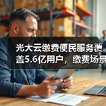 光大云缴费便民服务覆盖5.6亿用户，缴费场景全面扩展 - 诺云路远科技资讯网