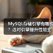 MySQL存储引擎有哪些？选对引擎提升性能全解析(图2)
